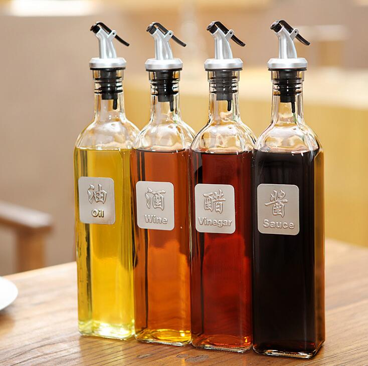 Glass Oil/Vinegar Bottles